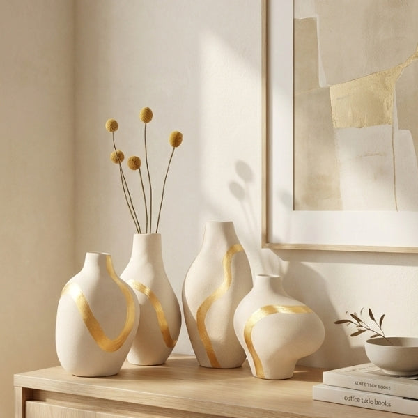 The Aureate Flow Vase Collection
