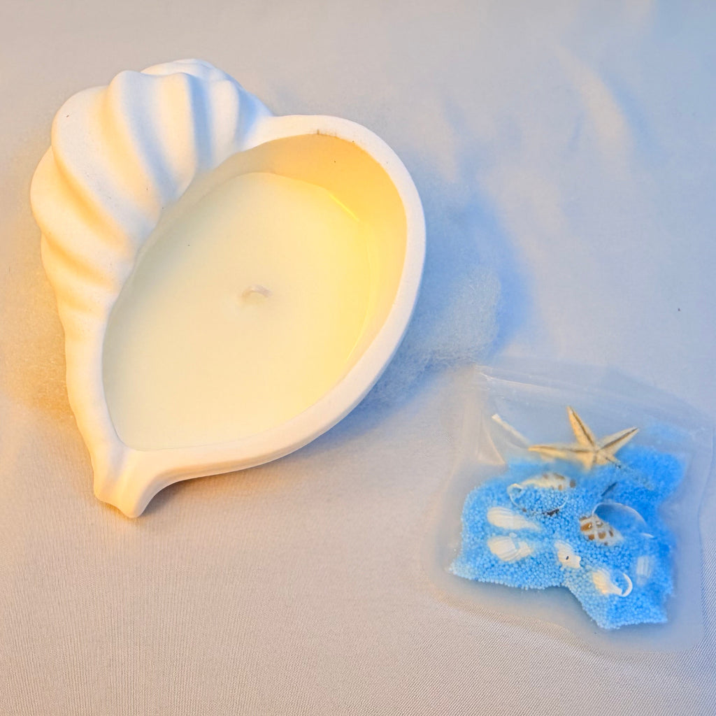 The Tidal Whisper Shell Candle image 0